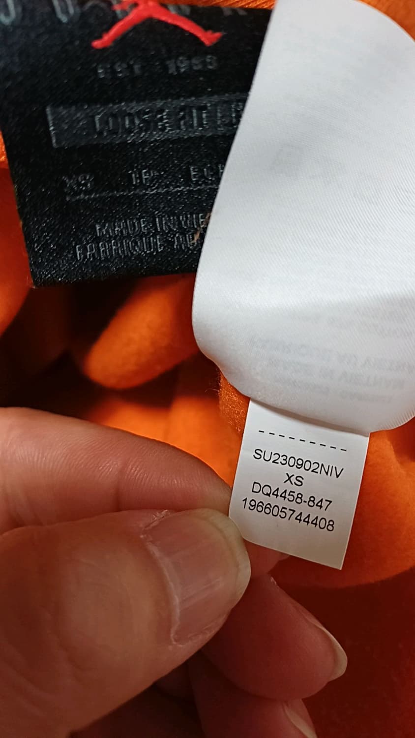 나이키 조던 오버핏 기모후드 90 여성55 가슴55 기장57 상품이미지4