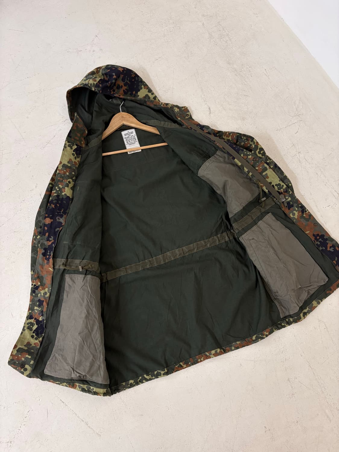 German Army Flectarn Camo Field Parka 상품이미지9
