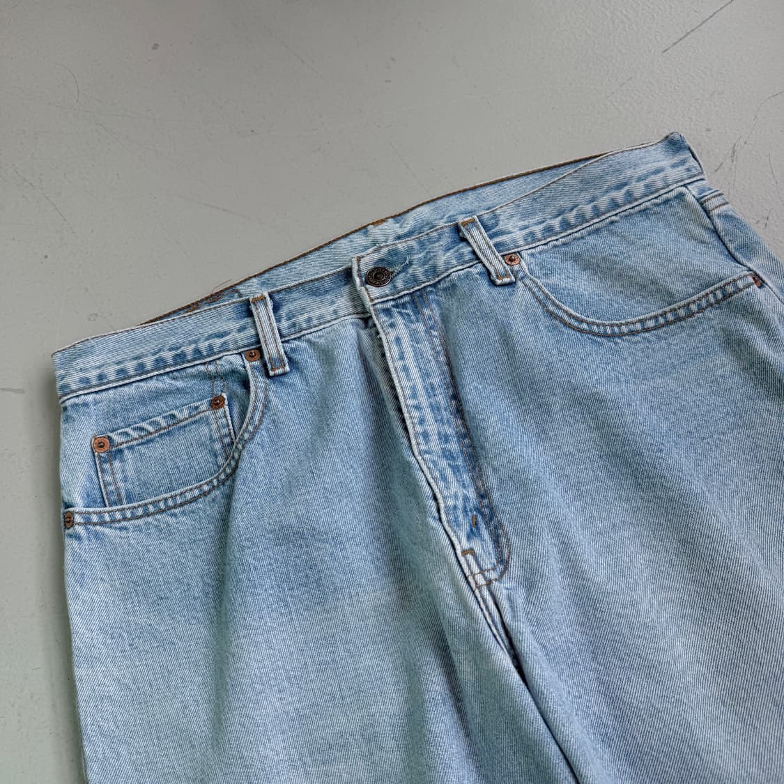 리바이스 90s 오렌지탭 615 워싱 데님팬츠 상품이미지4