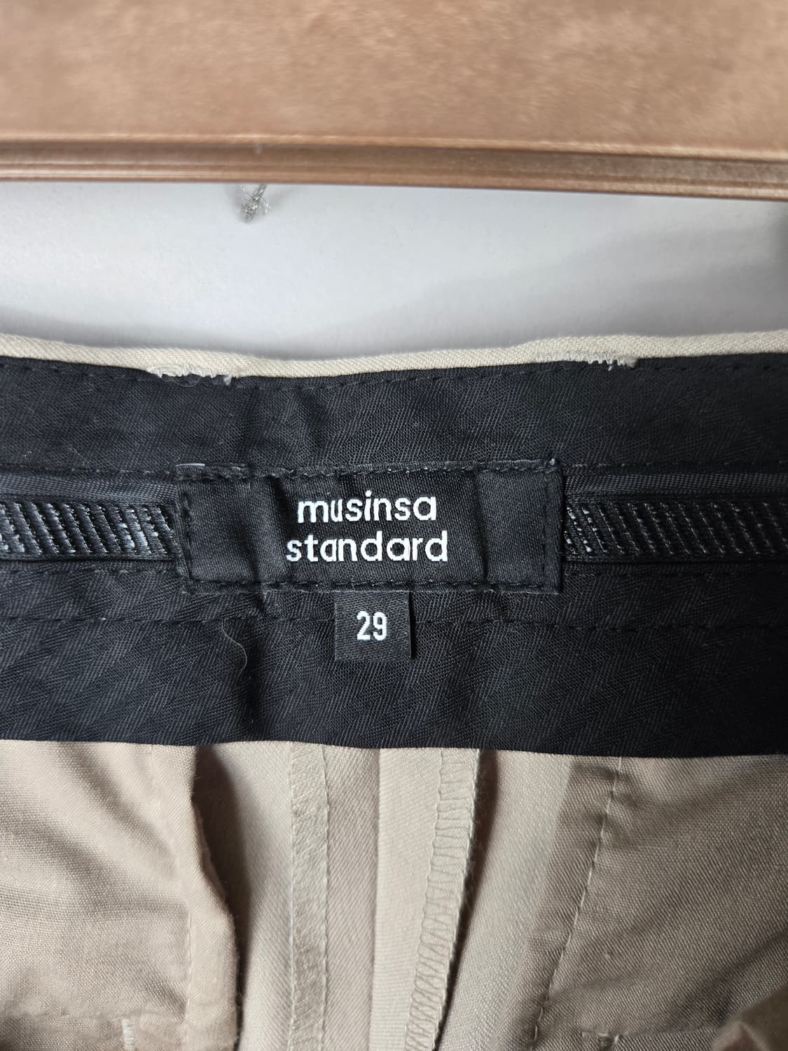 [무료배송]무신사스탠다드 29 남성 세미 와이드 슬릿 히든 밴딩 슬랙스 상품이미지7