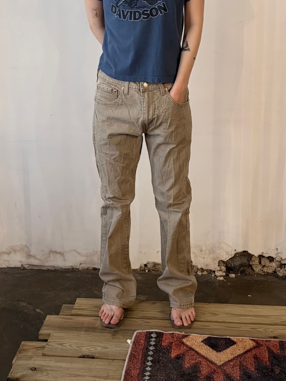 Levi’s 517 베이지 부츠컷 팬츠 상품이미지5