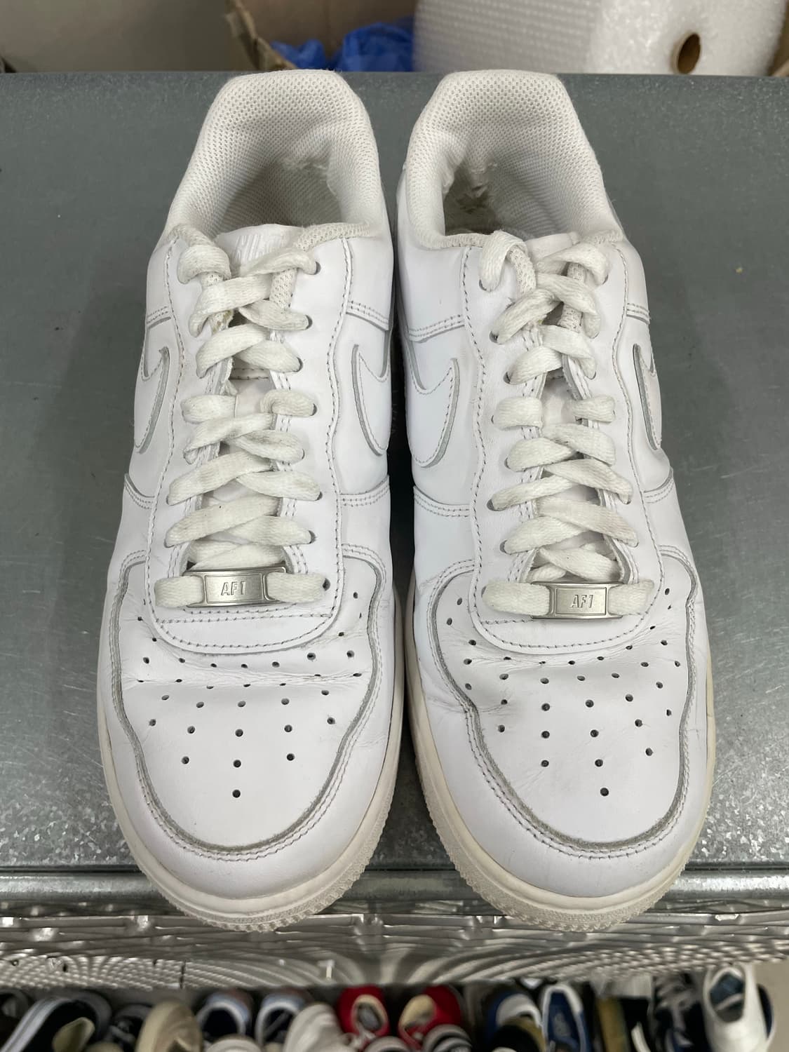 나이키 에어포스1 트리플 화이트 260 (gr-4377) 상품이미지5