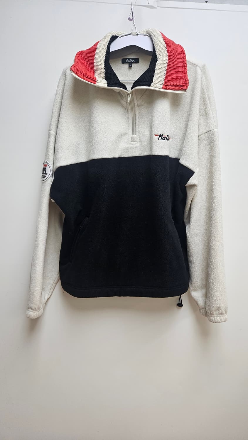 말본 플리스 반집업 상품이미지1