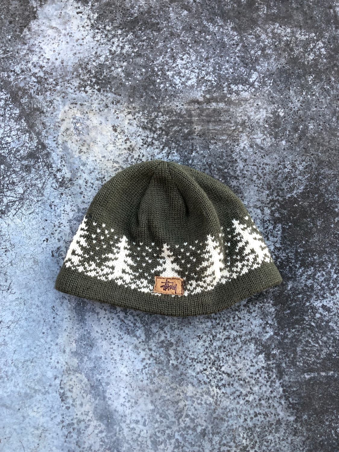 90s 올드 스투시 울 비니 상품이미지1