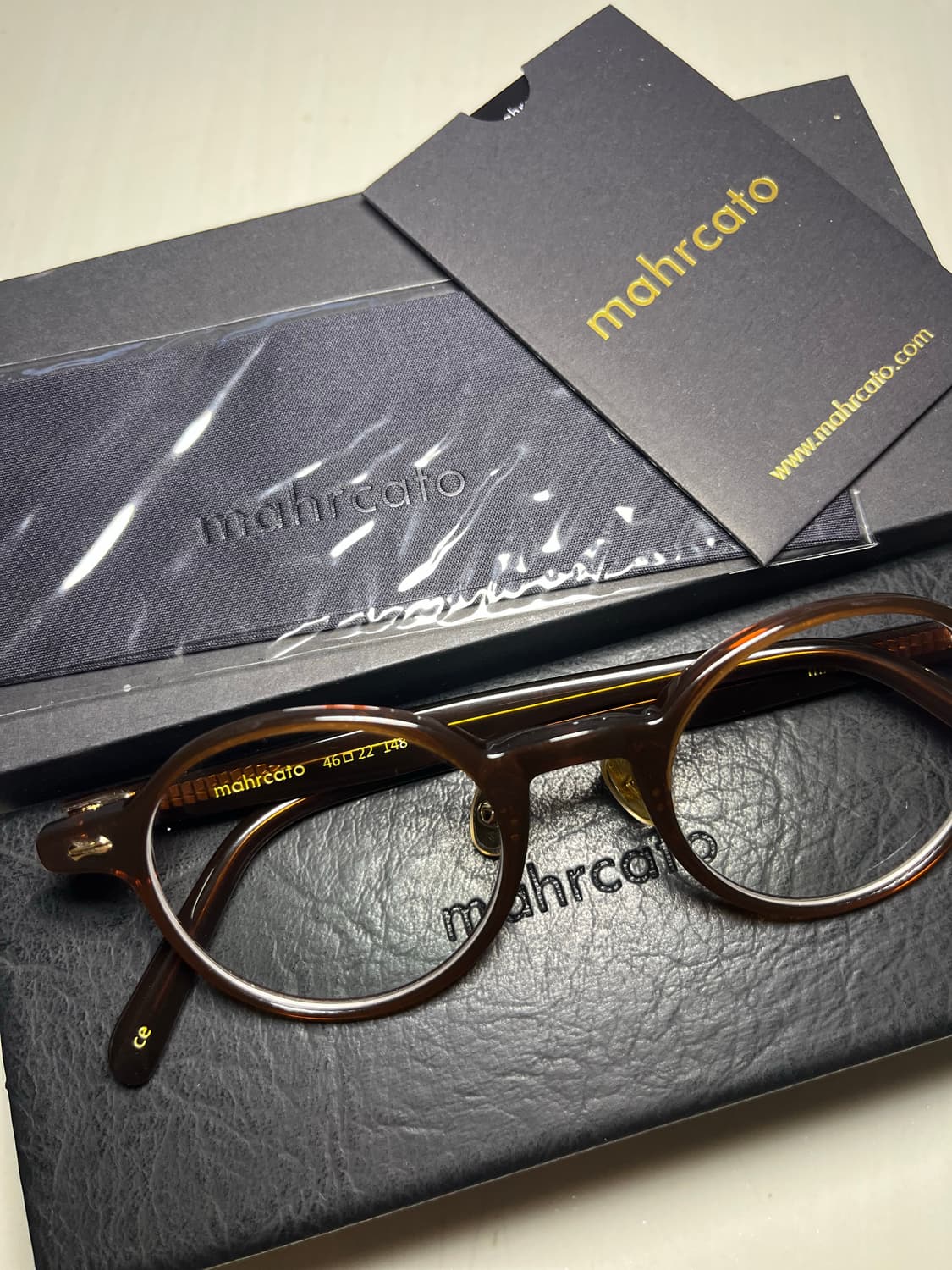 마르카토 밀라 브라운 뿔테 안경 상품이미지3
