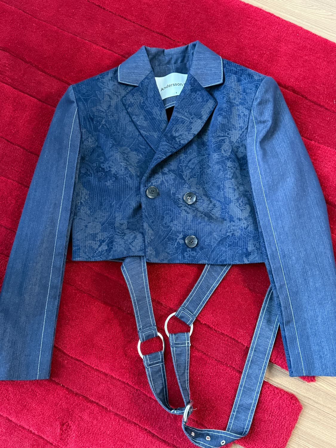 (새상품) ANDERSSON BELLCUT OUT SHORT JAC 상품이미지1