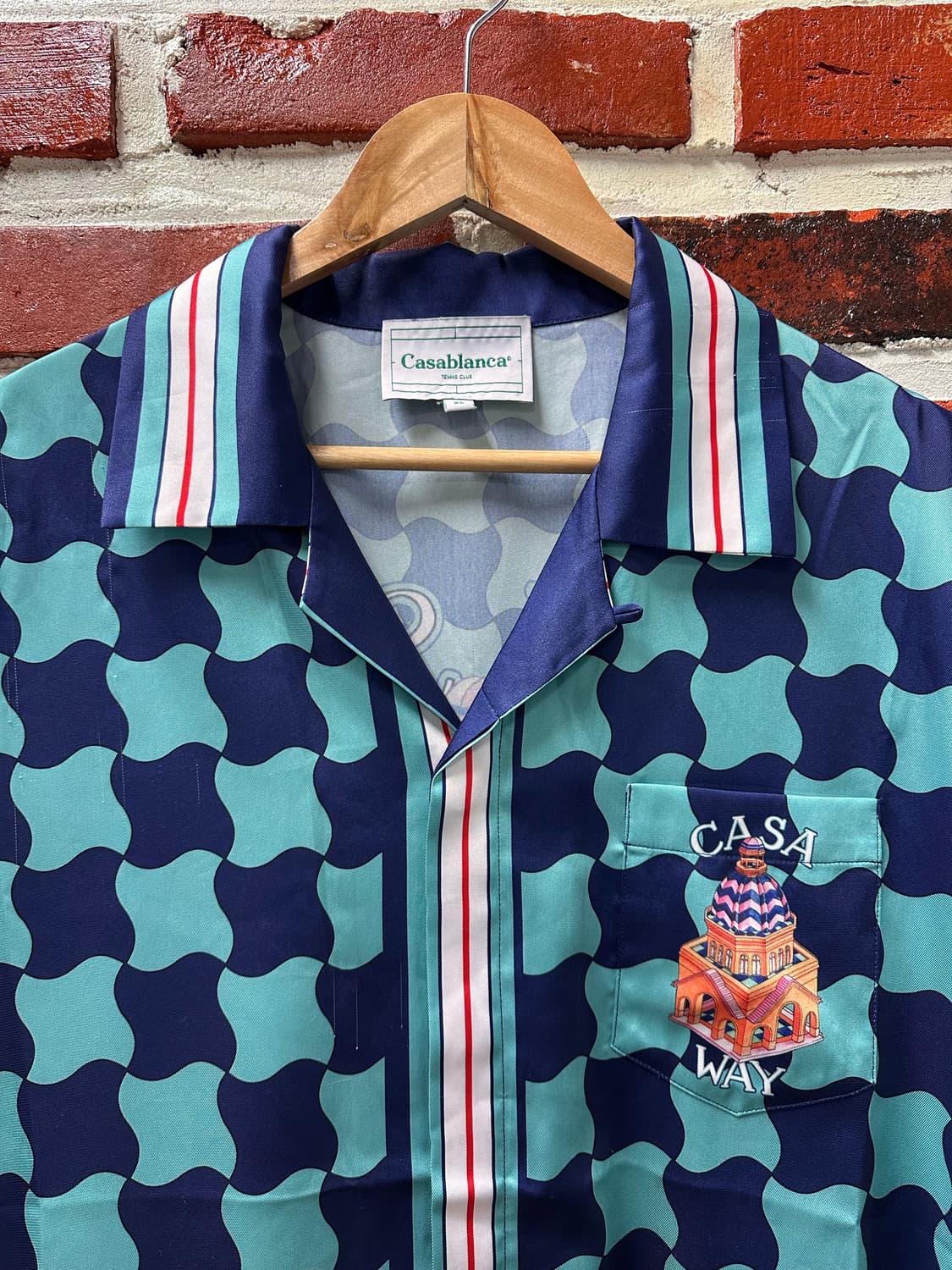 (XL)카사블랑카 카사웨이 POOL TIE 실크 셔츠 상품이미지3