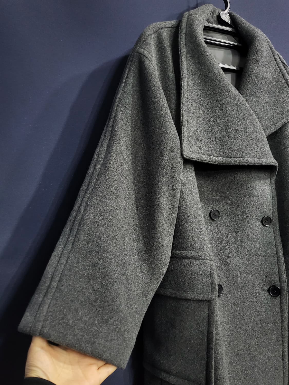 무신사 스탠다드 빅오버핏 코트(새상품) 상품이미지3