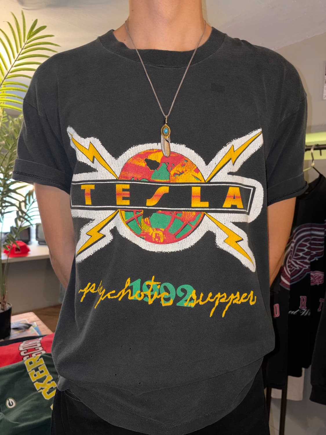 90‘s Tesla Psychotic Supper tour T-shirt 상품이미지6