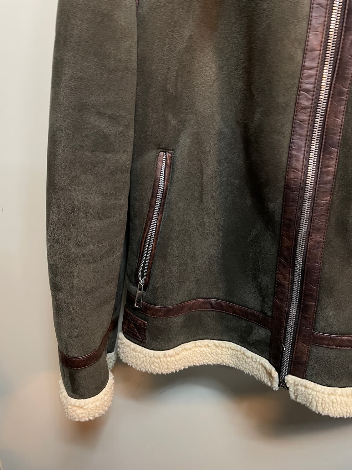 자라 에코 스웨이드 무스탕 상품이미지5