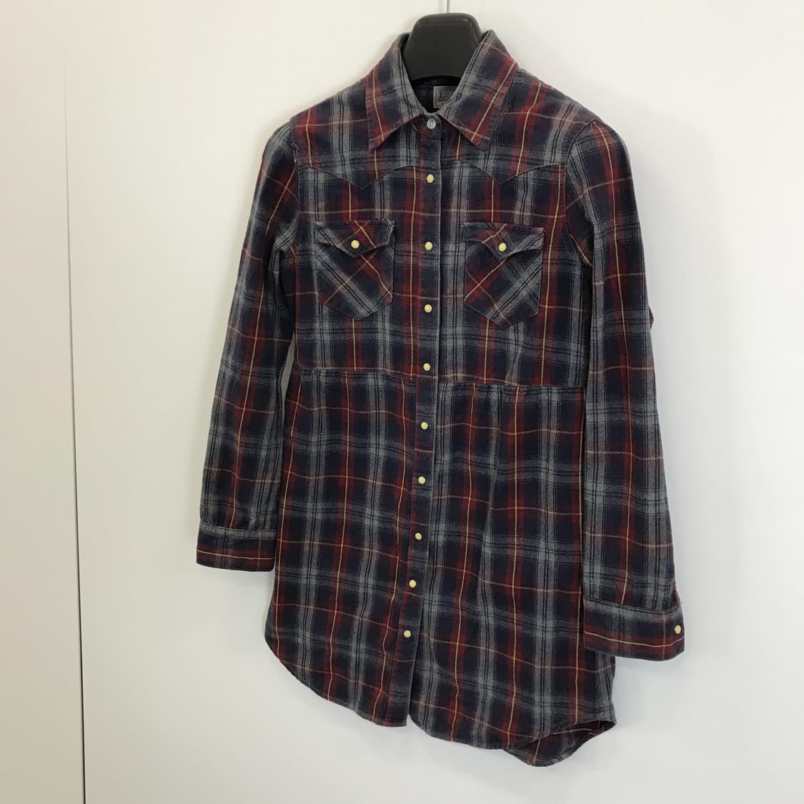 LEE JPN 웨스턴 원피스 체크셔츠 [여성M] 상품이미지2