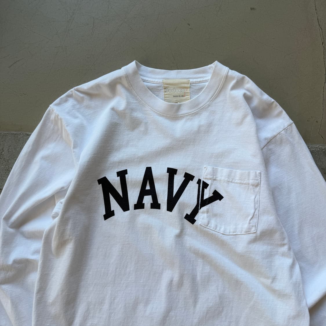 jpn vtg navy 롱 슬리브 상품이미지3