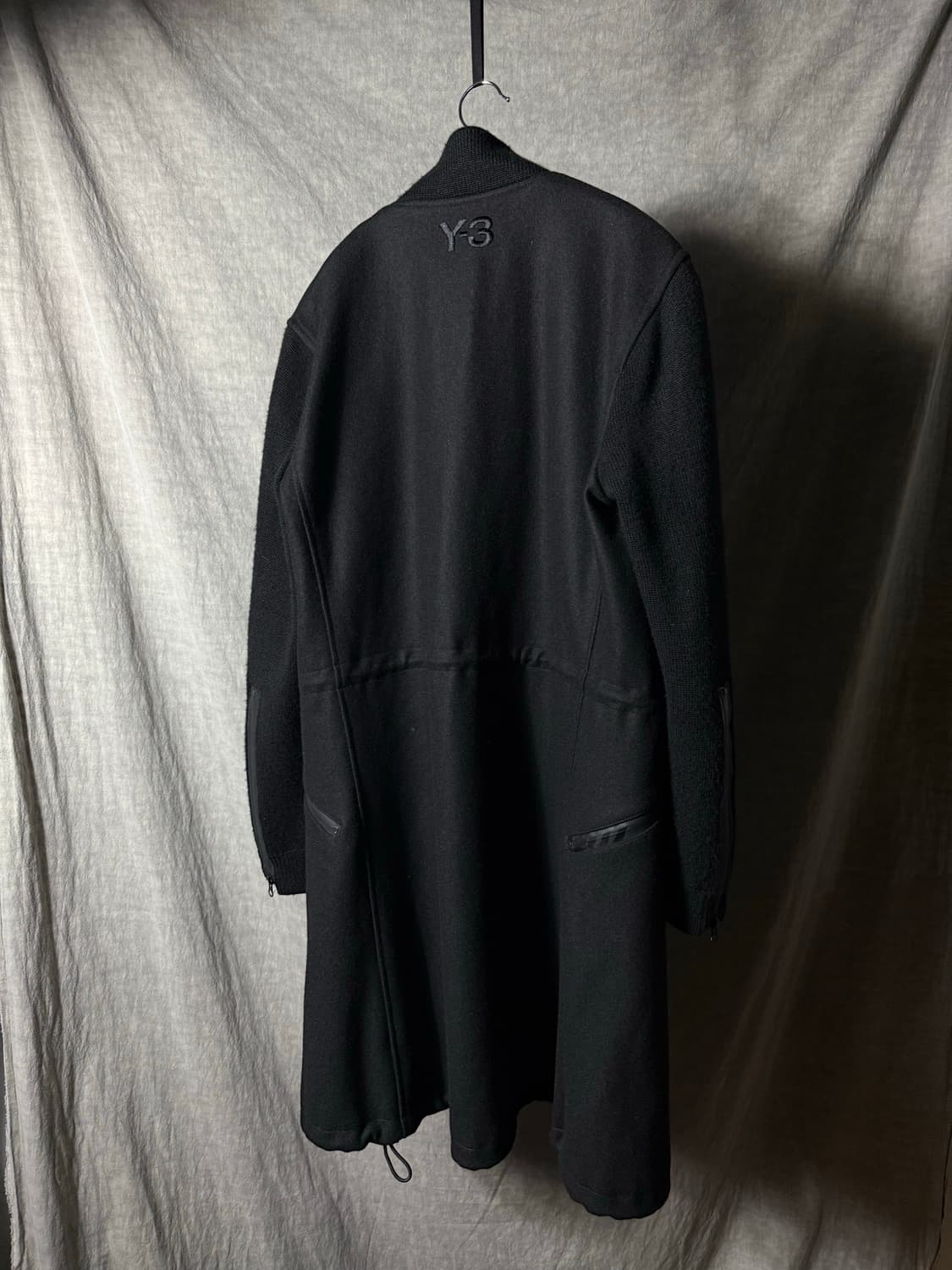 Y-3 Multi-Zip Asymmetric Wool Coat  상품이미지10