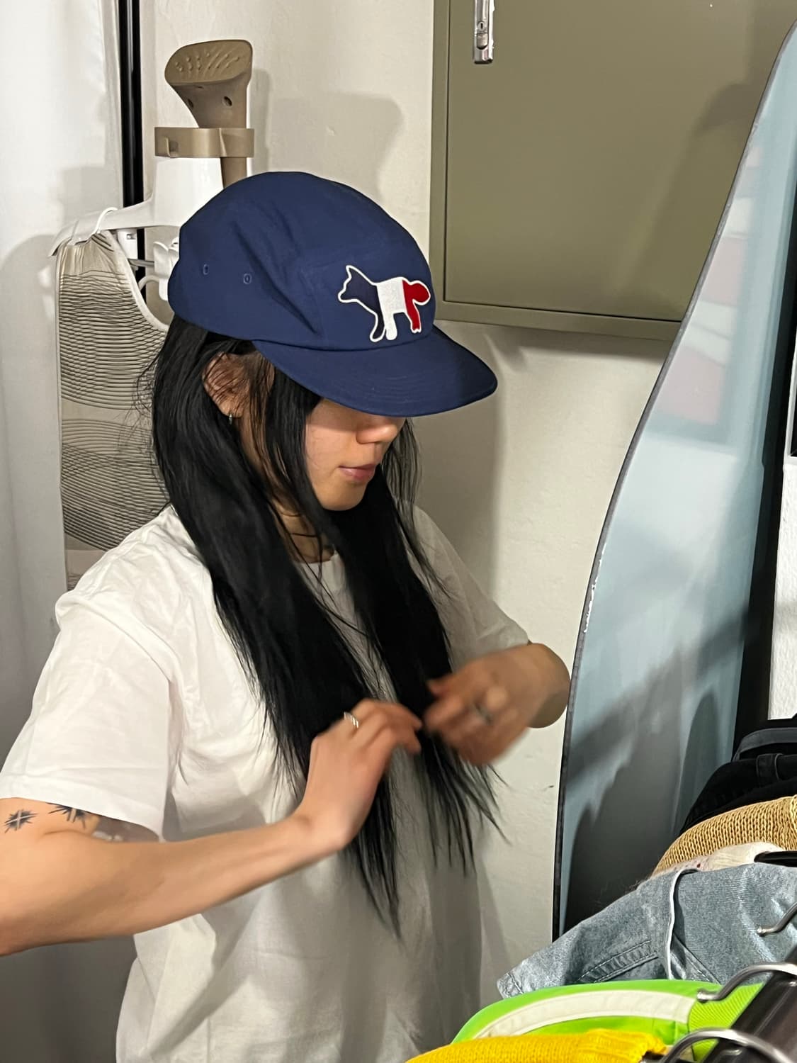 메종키츠네 캡 상품이미지1