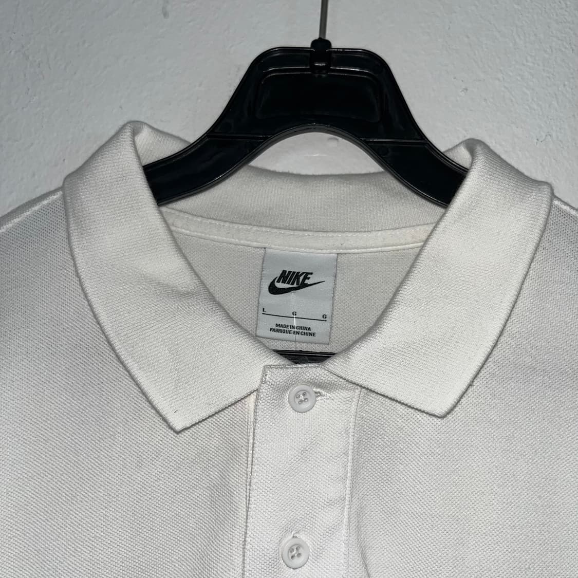 Nike white collar t-shirt 상품이미지6