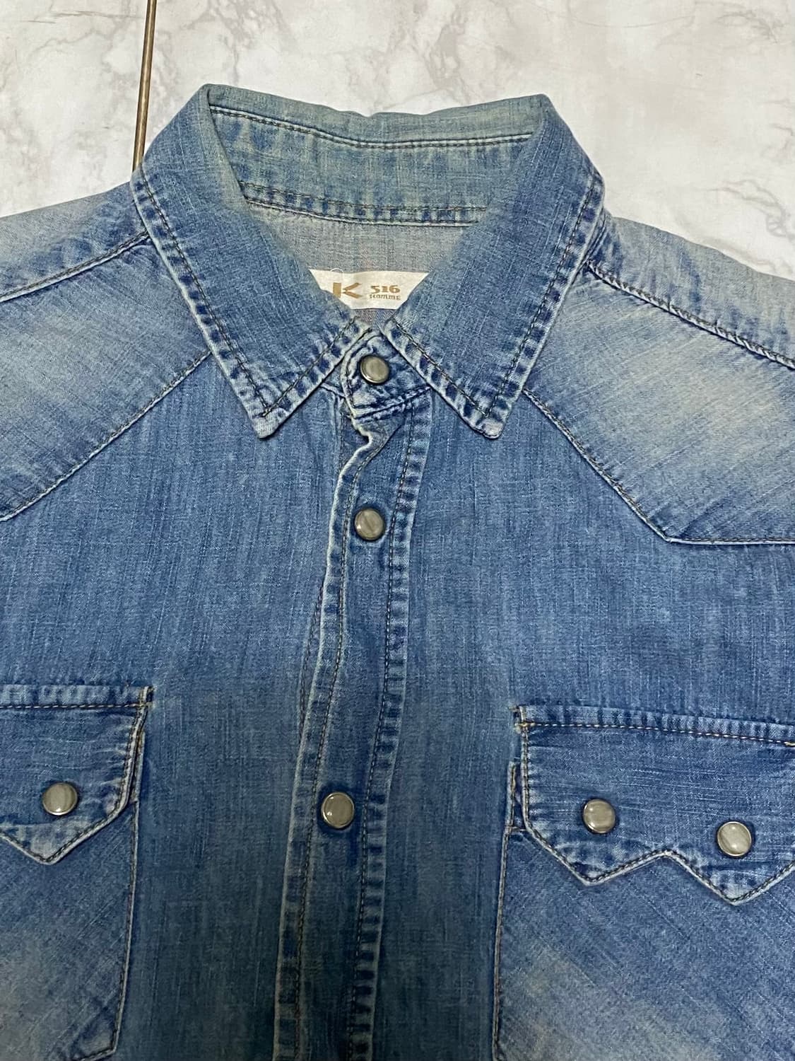 웨스턴 셔츠 빈티지 셔츠 사이즈 L 상품이미지2