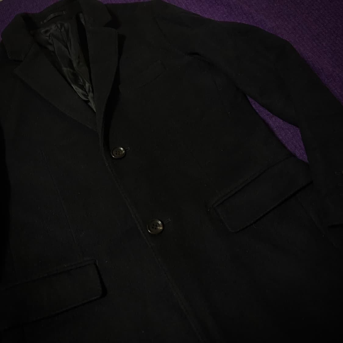 JOURNAL STANDARD Black Wool Coat 상품이미지2