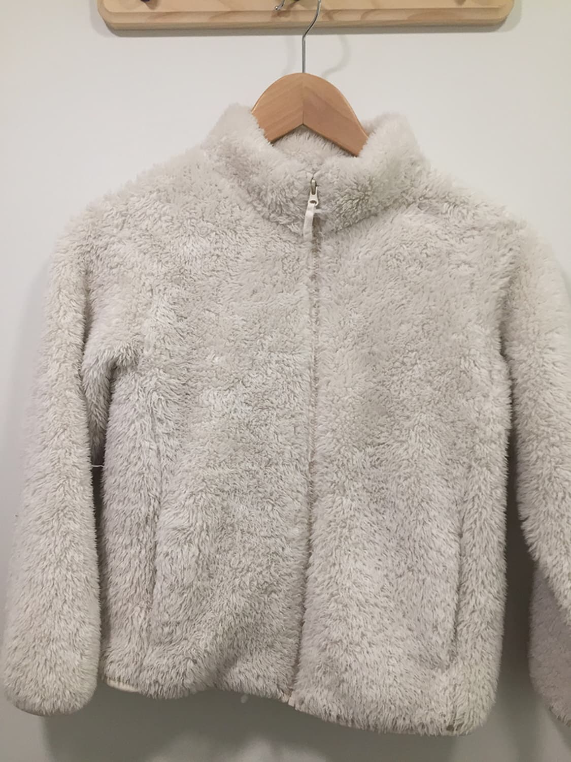 여성 유니클로 양털 후리스집업 90 상품이미지3