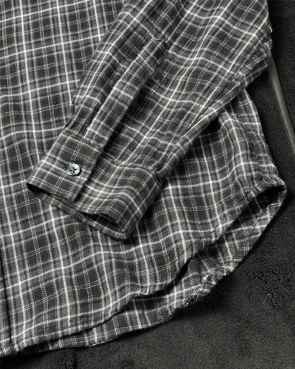 일본빈티지 DJ HONDA 체크 셔츠 상품이미지5