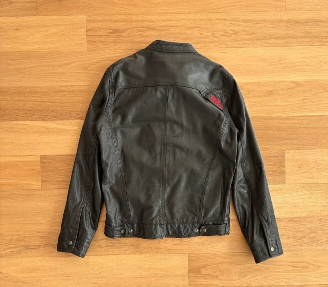 슈퍼드라이 바이커 가죽 자켓 M 상품이미지4
