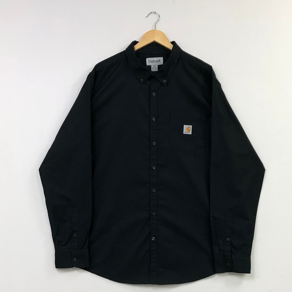 Xxl 칼하트 블랙 워크 빅셔츠 상품이미지2