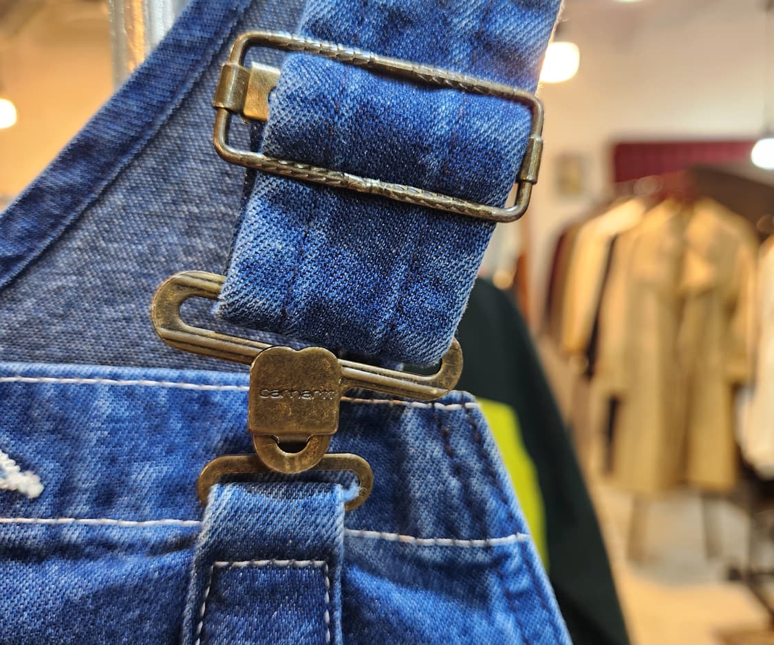 남,여 31사이즈 미만) carhartt 칼하트 오버롤 데님 팬츠 상품이미지4