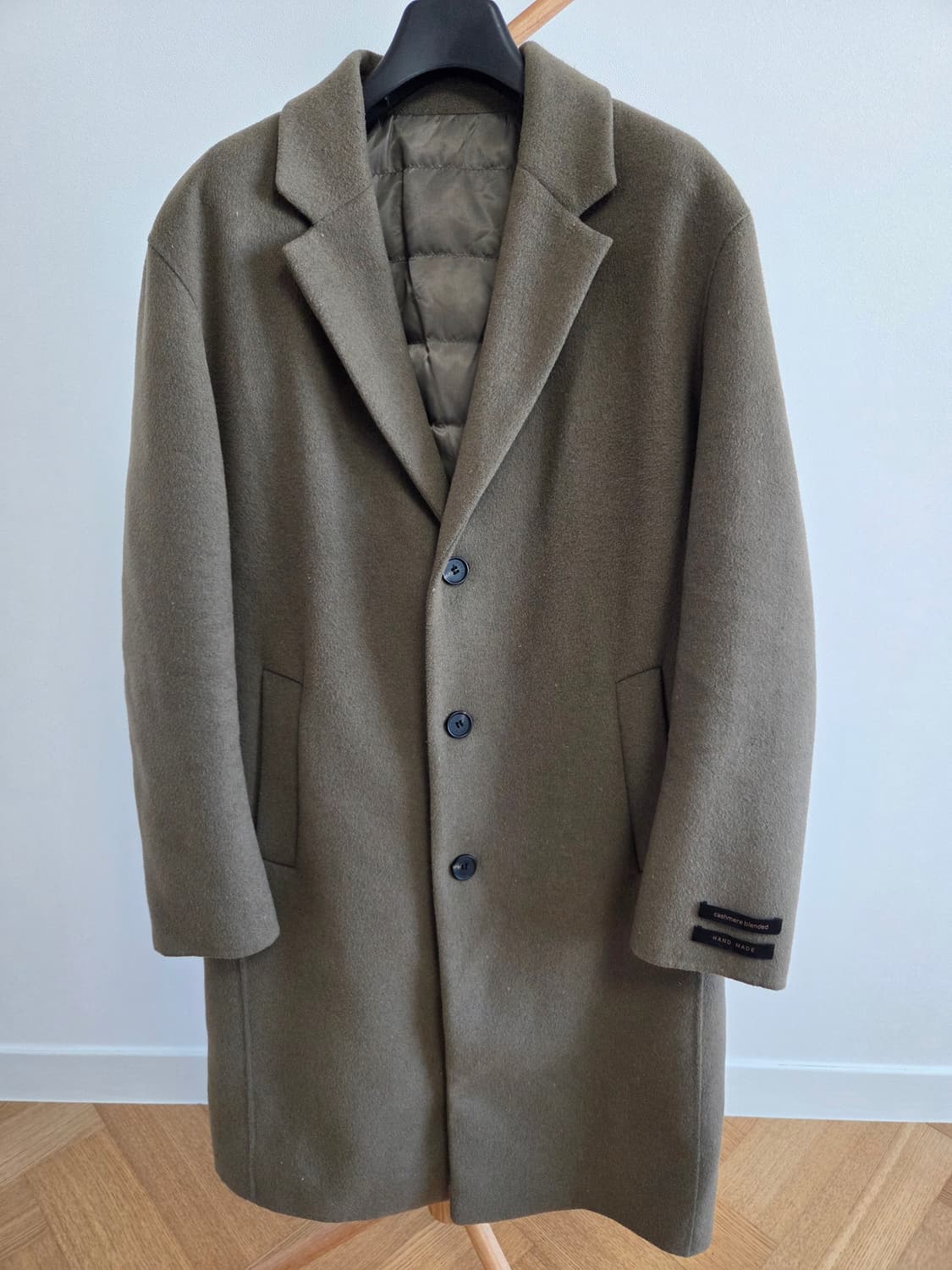 앤듀 캐시미어블랜드 구스다운 코트 100사이즈 상품이미지1