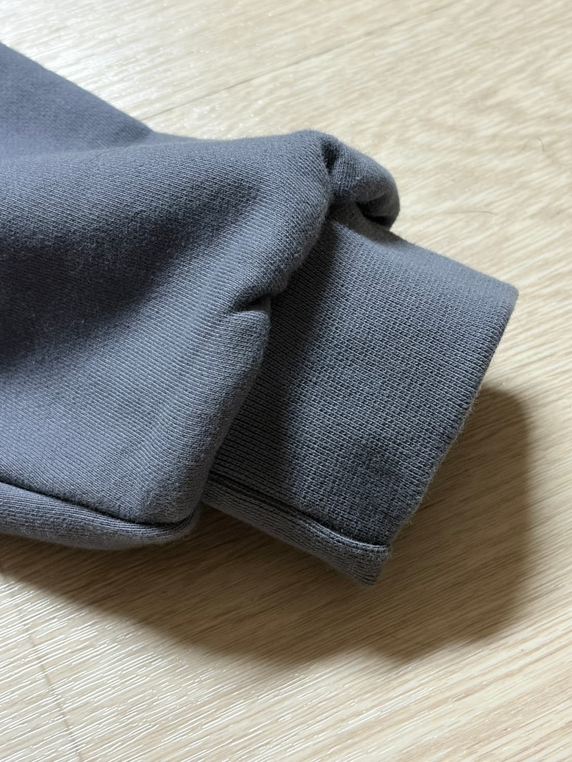 우알롱 시그니처 후드집업 차콜 S (품절상품) 상품이미지4