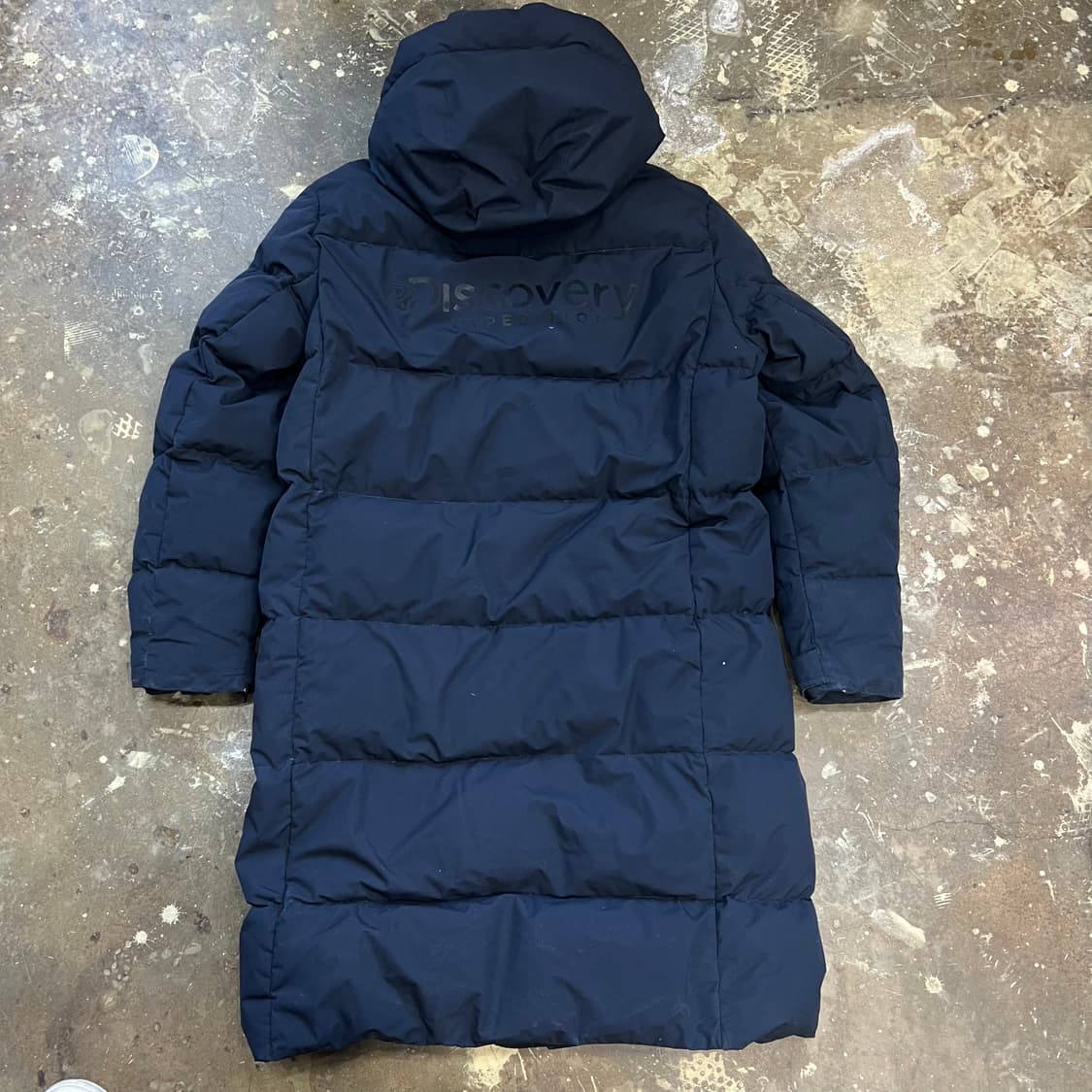100) 디스커버리 덕다운 롱패딩점퍼 오리털 롱패딩 자켓 상품이미지3