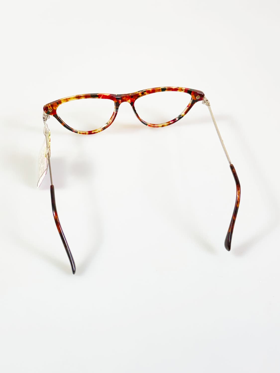 90s SEVA SCHAN 캣아이 뿔테 마블 빈티지 안경 상품이미지6