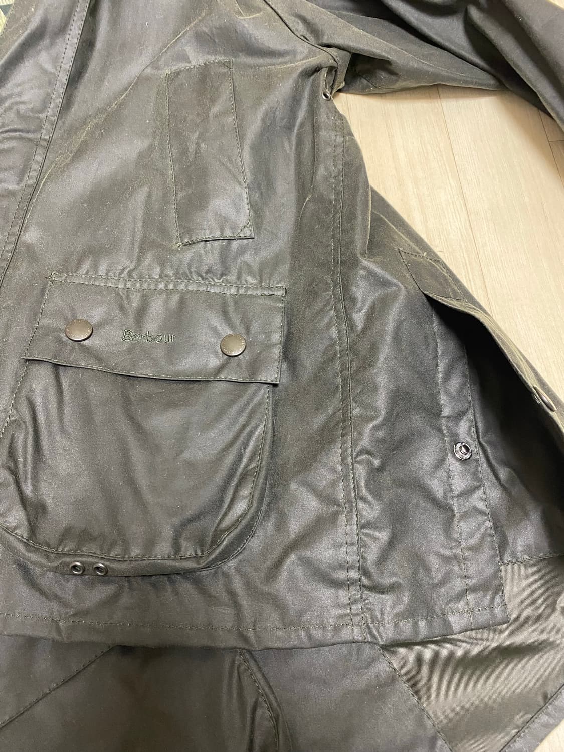 [36] 바버 비데일 왁스자켓 세이지 상품이미지4