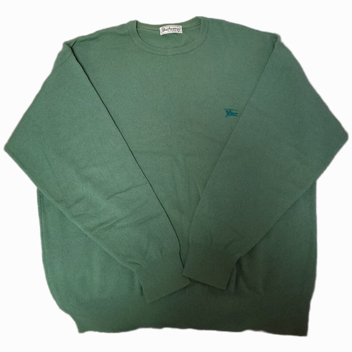버버리 빈티지 민트 빅로고 니트 상품이미지1