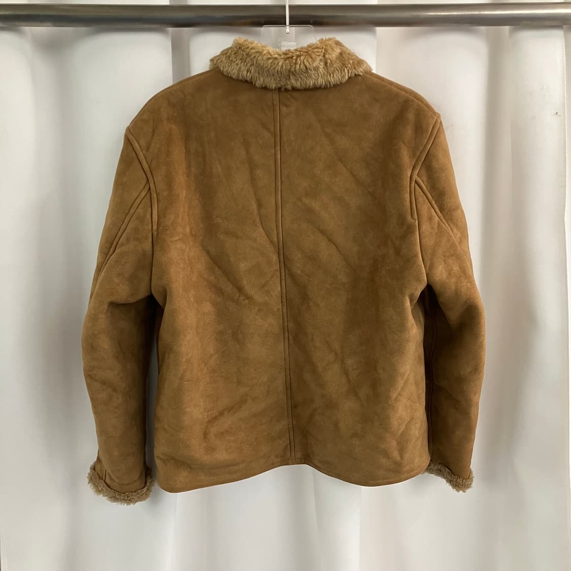 콤사이즘 브라운 스웨이드 무스탕 자켓 M 상품이미지2