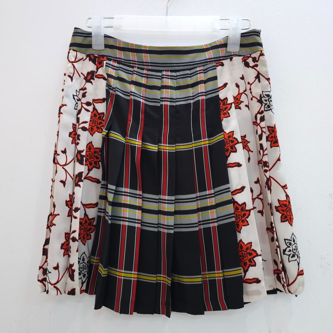 ZARA WOMAN 유니크 패턴 믹스 플리츠 스커트 상품이미지6