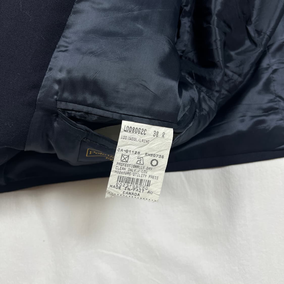 80‘s 폴로 유니버시티 클럽 랄프로렌 더블 블레이저 자켓 상품이미지9