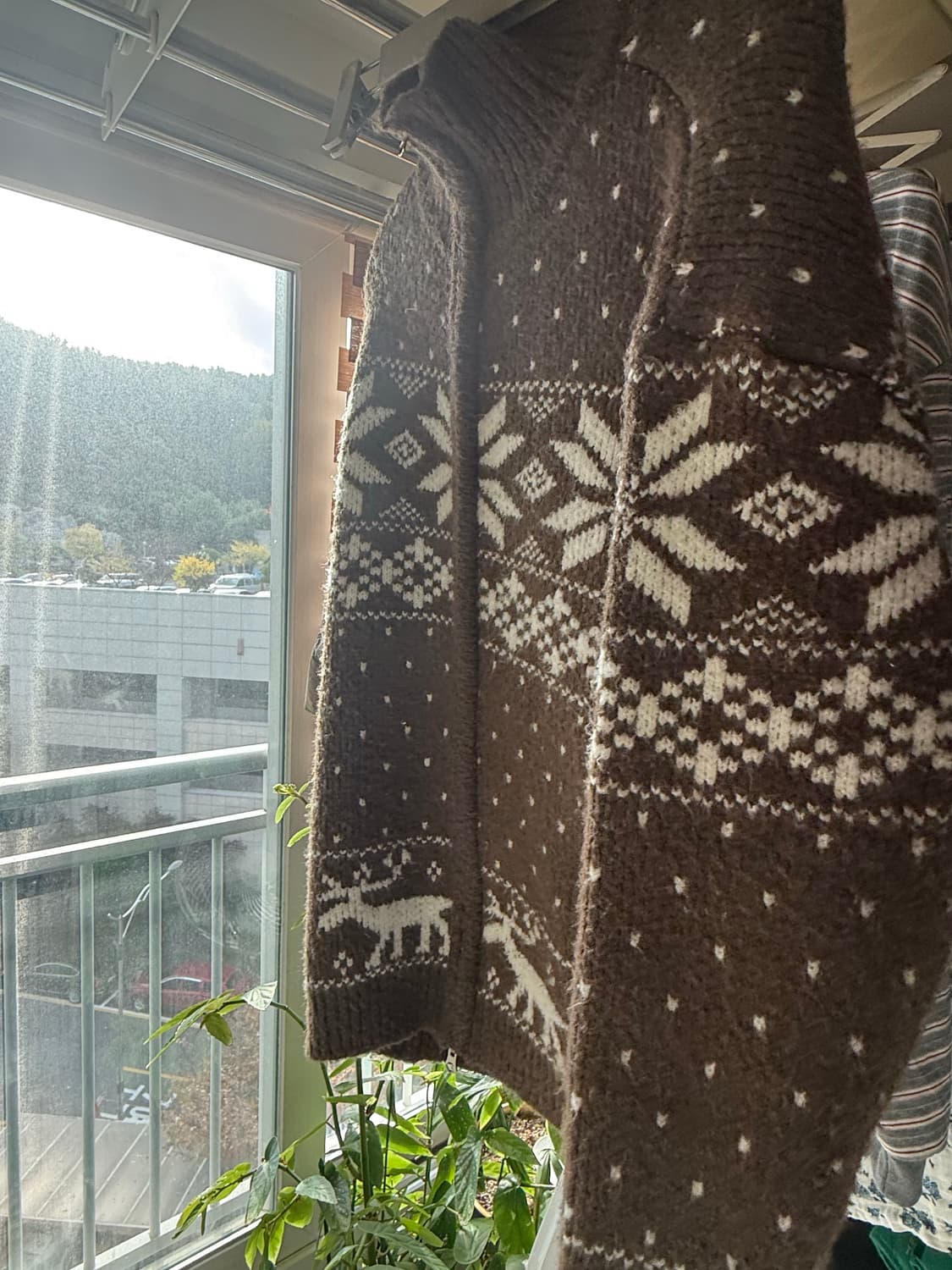 노르딕 니트집업 상품이미지1