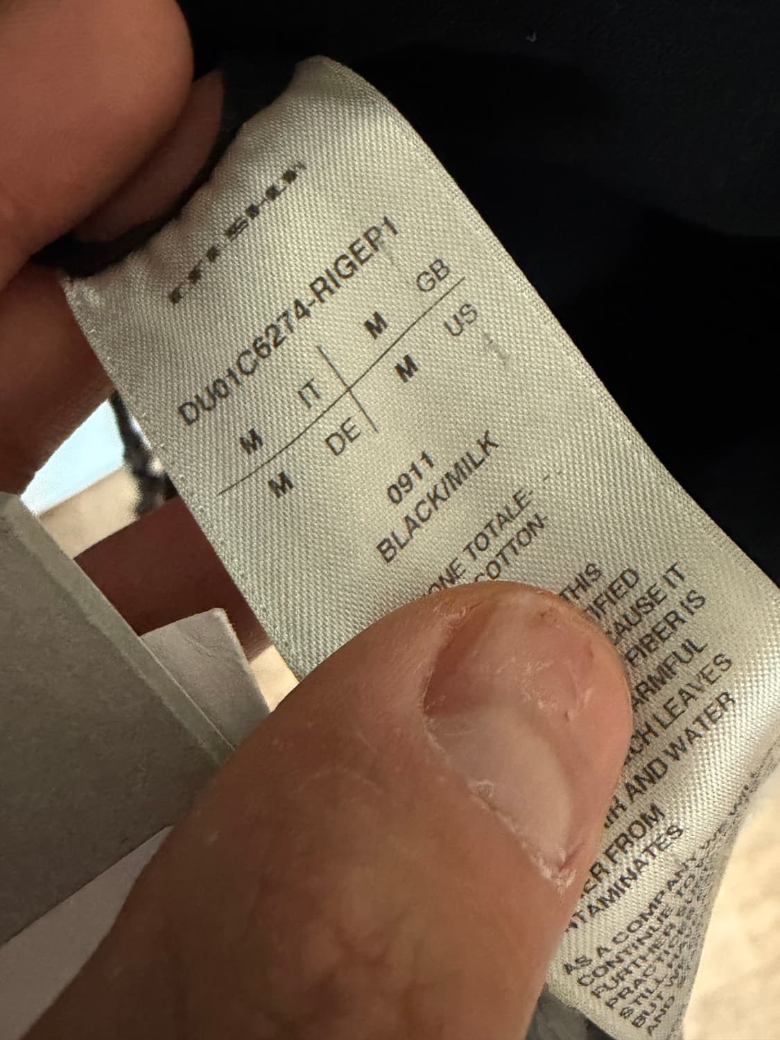 [M] 릭오웬스 다크쉐도우 점보티셔츠 상품이미지3