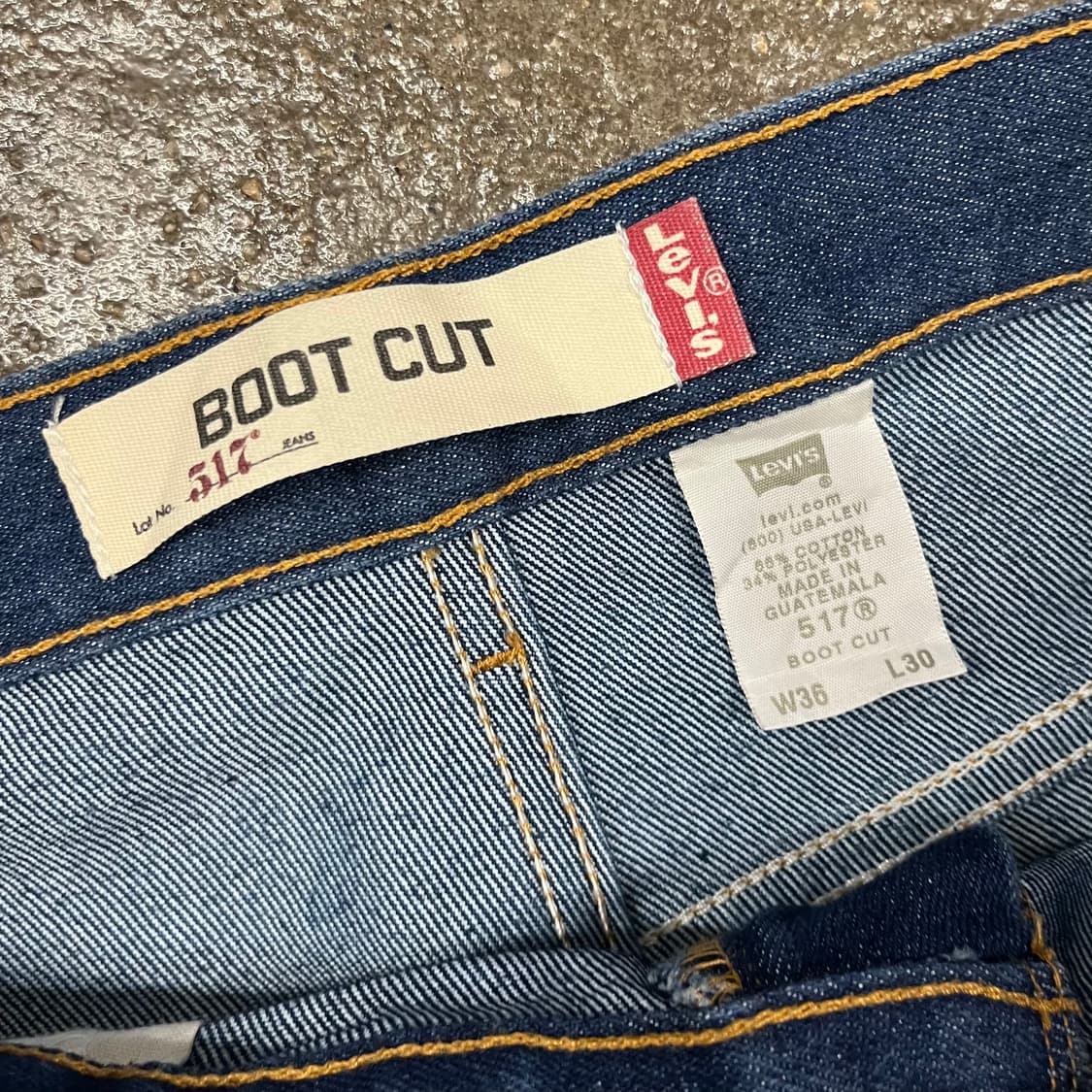 00s Levis517 데님 부츠컷 (36“) 상품이미지5