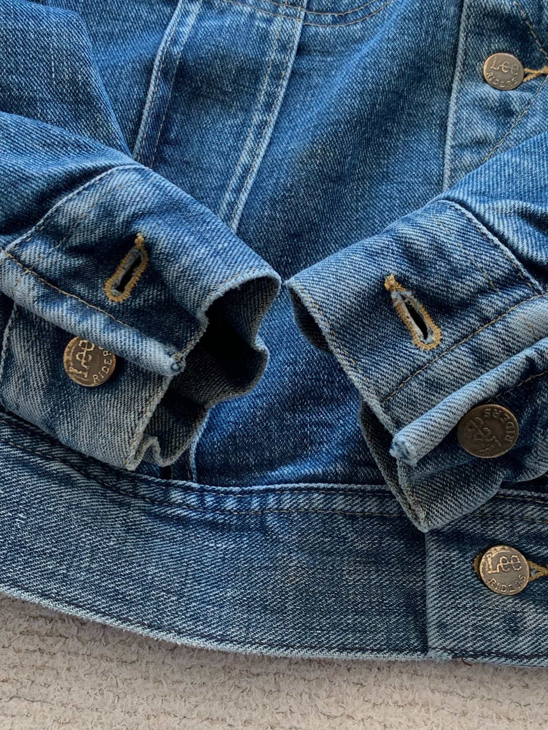 1970s 리 라이더스 스톰라이더 101-LJ 데님 트러커 자켓 상품이미지5