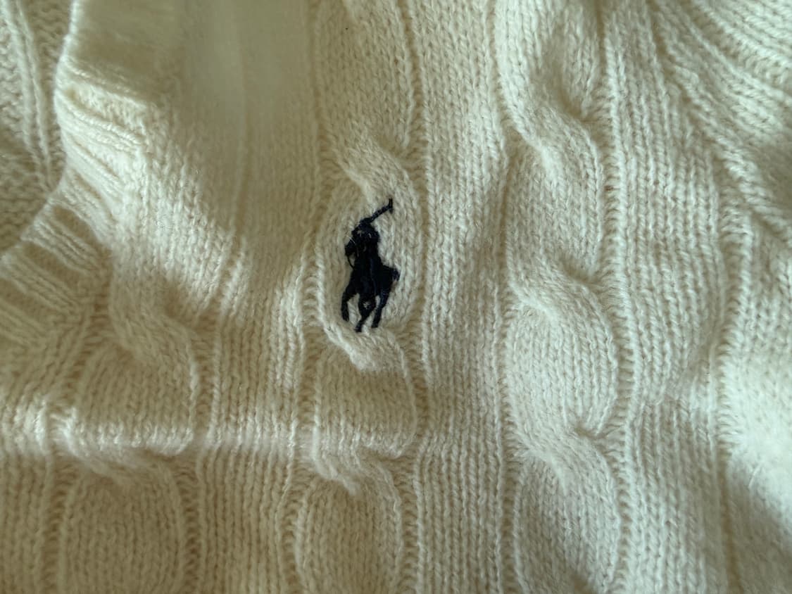 폴로랄프로렌 캐시미어 여성용 브이넥 니트 상품이미지4