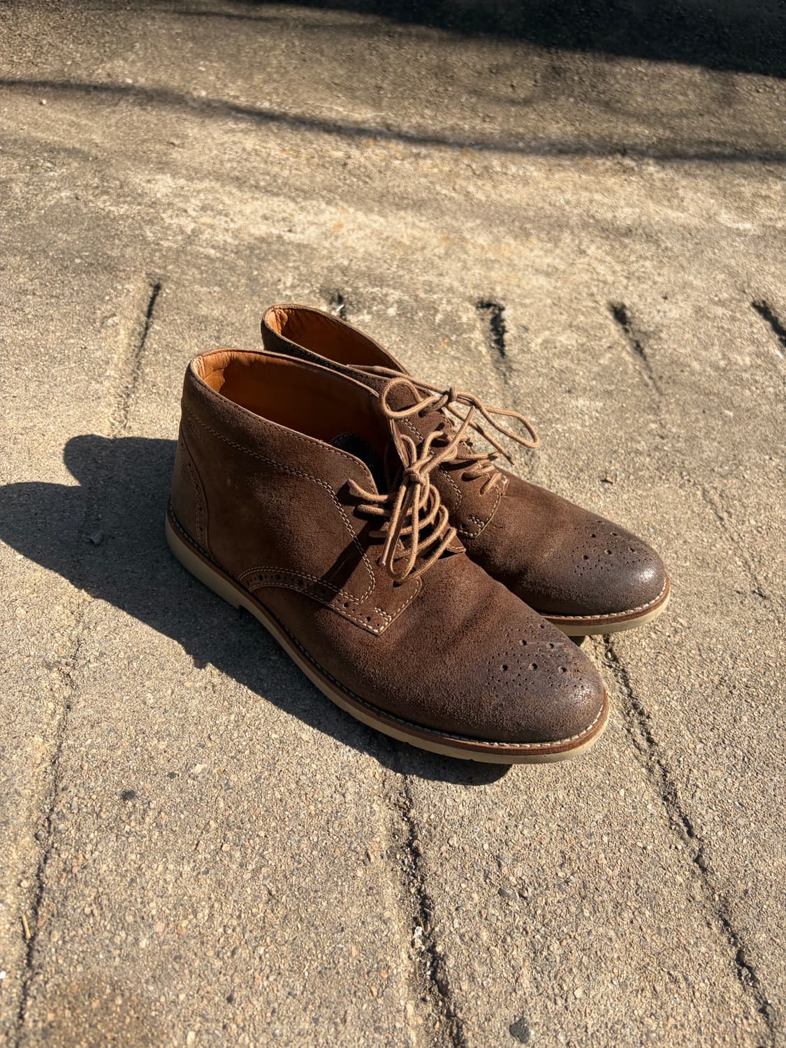 Clarks 브라운 스웨이드 데저트 부츠 265mm 상품이미지1