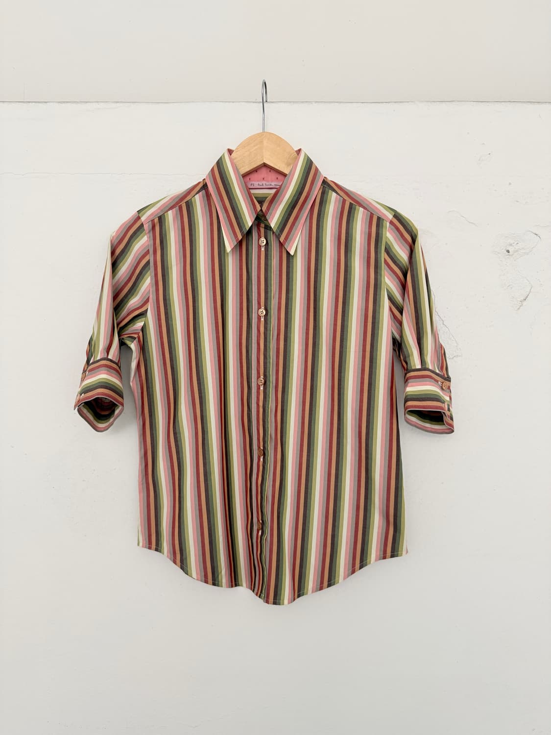 빈티지 Paul Smith 스트라이프 반팔 셔츠 상품이미지6
