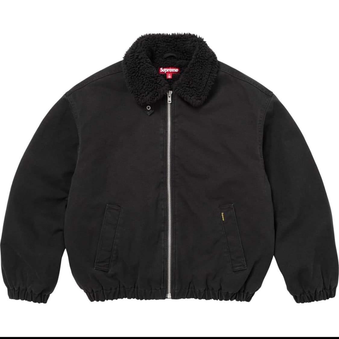 슈프림 포우 셔링 라인드 봄버 자켓 블랙 - 25FW / 사이즈 S 상품이미지6