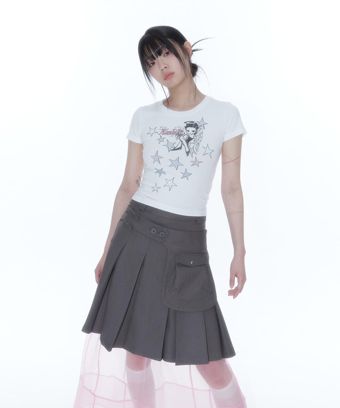 Kashiko Angelic Baby T Shirt 상품이미지3