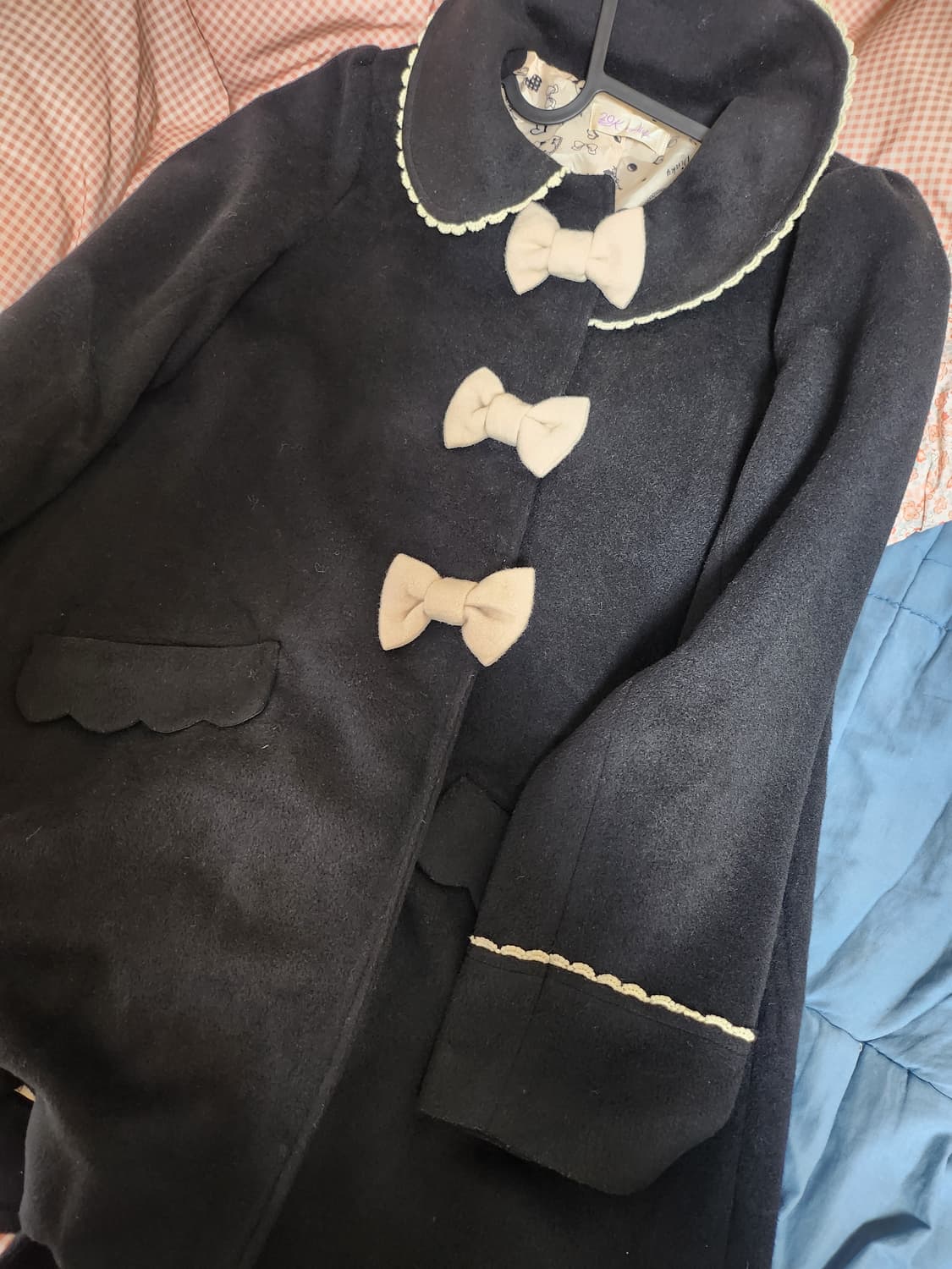 브라운 3리본 코트 히메갸루 라떼갸루 로걀 오네갸루 가루 양지뢰 상품이미지3