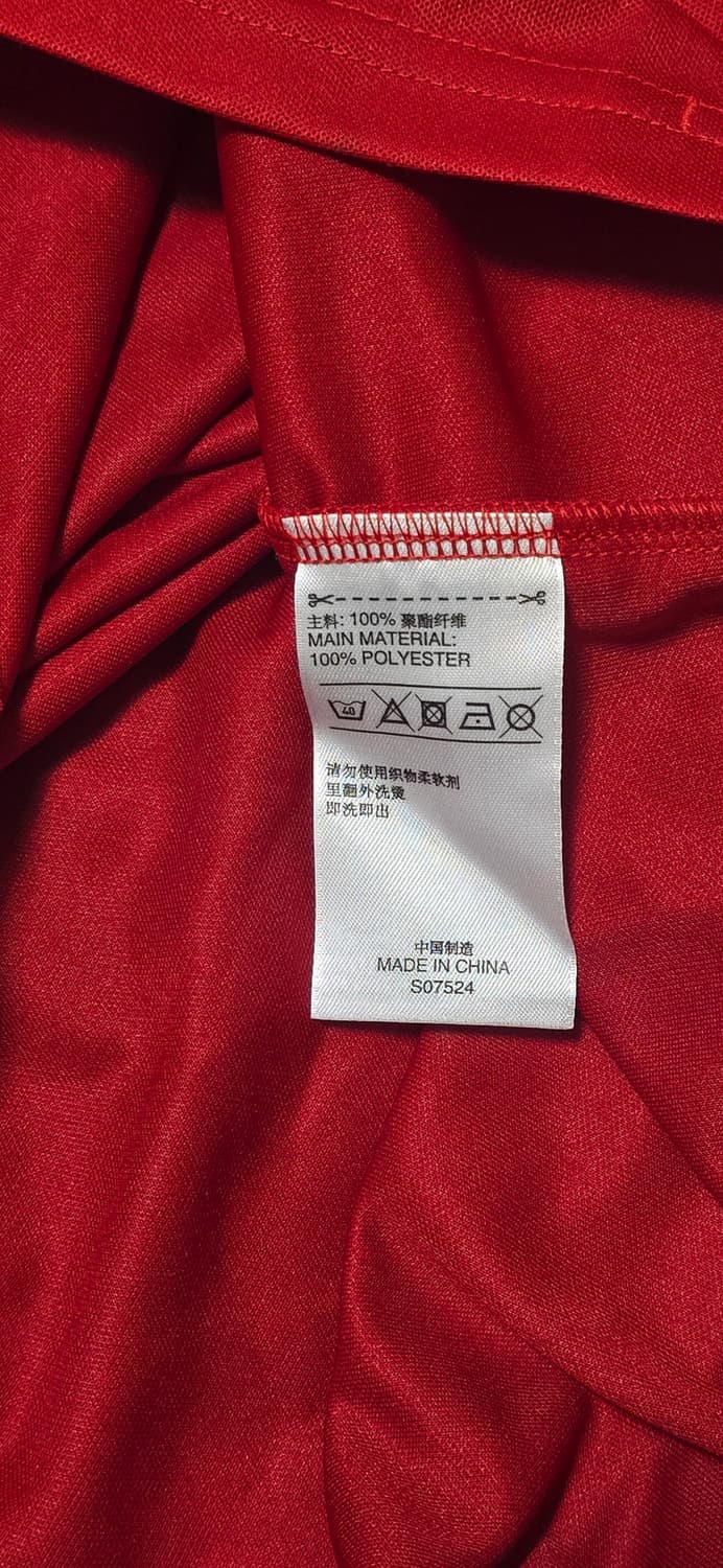 아디다스 빨간색 반팔 티셔츠 L 상품이미지4