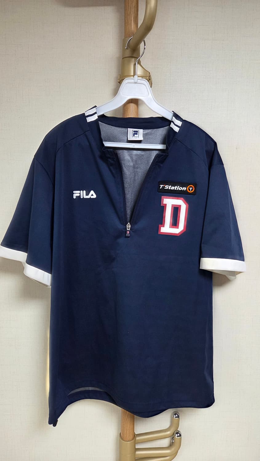 두산 베어스 휠라 반팔 바람막이 상품이미지2