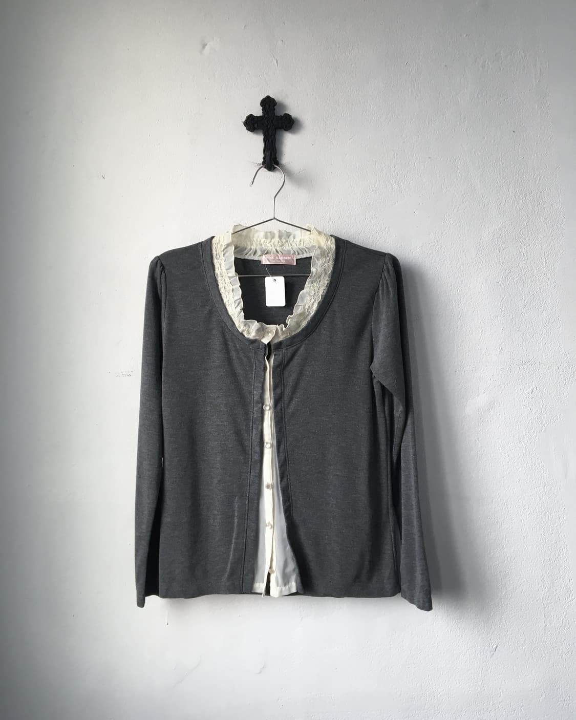 Frill point cardigan 상품이미지2