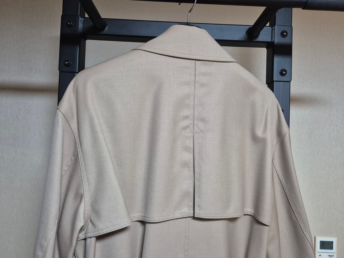 엘무드 프리미엄 울 오버핏 트렌치코트 46 상품이미지7