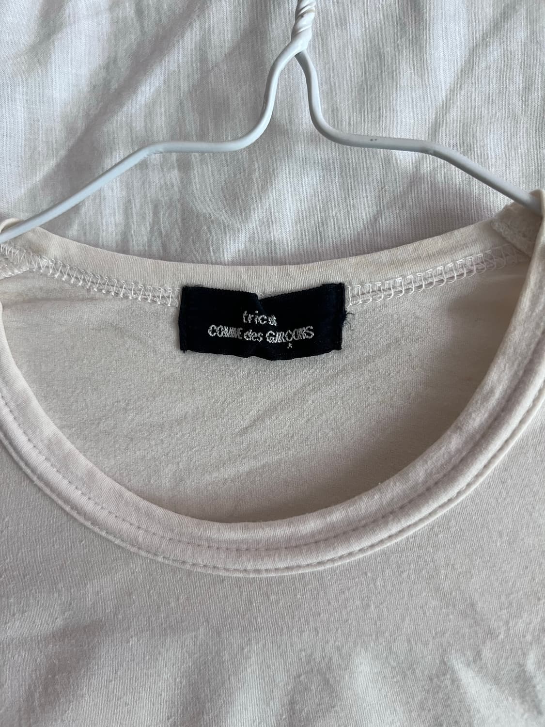 꼼데가르송 트리콧 티셔츠 상품이미지3